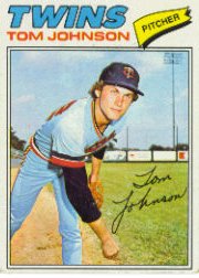 1977 Topps Baseball Cards      202     Tom Johnson